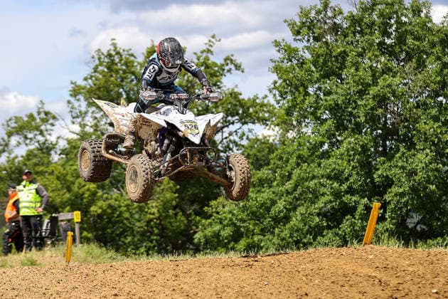 Jordi Niclas Gieler (526) DEU Yamaha , Deutschland, Motorsport, ADAC Motocross Schopfheim 2026, DMX Quad Deutsche Meisterschaft, 1. Lauf, 17.05.2026, Schopfheim Motocross Rennstrecke Deutschland Copyright: xGrantxHubbsx