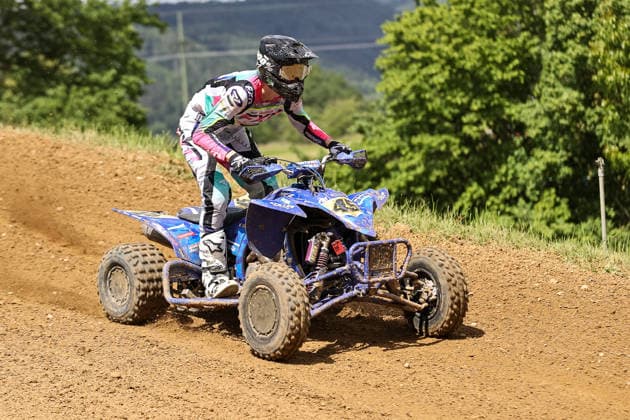 Luca Stiller (45) DEU Yamaha , Deutschland, Motorsport, ADAC Motocross Schopfheim 2026, DMX Quad Deutsche Meisterschaft, 1. Lauf, 17.05.2026, Schopfheim Motocross Rennstrecke Deutschland Copyright: xGrantxHubbsx