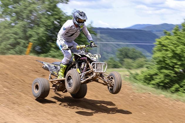 Thomas Zienecker (18) DEU Yamaha , Deutschland, Motorsport, ADAC Motocross Schopfheim 2026, DMX Quad Deutsche Meisterschaft, 1. Lauf, 17.05.2026, Schopfheim Motocross Rennstrecke Deutschland Copyright: xGrantxHubbsx