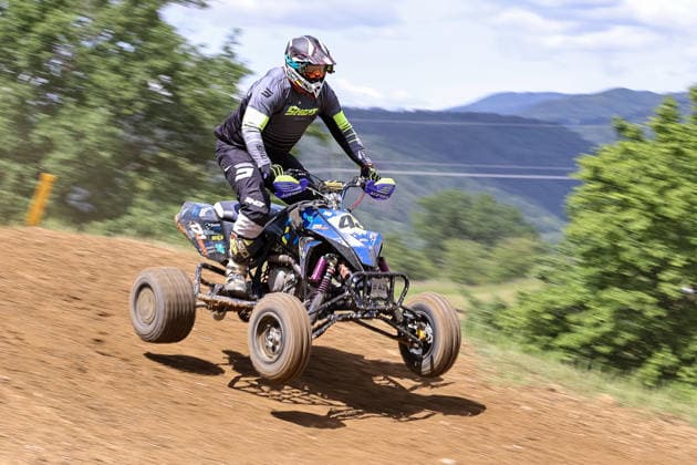 Dietmar Bazle (42) DEU KTM , Deutschland, Motorsport, ADAC Motocross Schopfheim 2026, DMX Quad Deutsche Meisterschaft, 1. Lauf, 17.05.2026, Schopfheim Motocross Rennstrecke Deutschland Copyright: xGrantxHubbsx