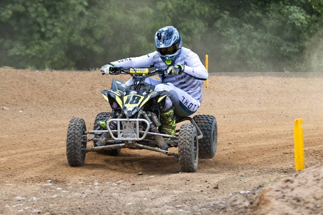 Thomas Zienecker (18) DEU Yamaha , Deutschland, Motorsport, ADAC Motocross Schopfheim 2026, DMX Quad Deutsche Meisterschaft, 1. Lauf, 17.05.2026, Schopfheim Motocross Rennstrecke Deutschland Copyright: xGrantxHubbsx