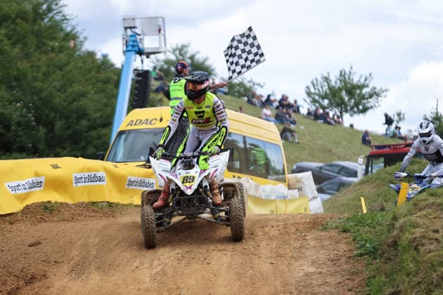 Manfred Zienecker (89) DEU Yamaha , Deutschland, Motorsport, ADAC Motocross Schopfheim 2026, DMX Quad Deutsche Meisterschaft, 1. Lauf, 17.05.2026, Schopfheim Motocross Rennstrecke Deutschland Copyright: xGrantxHubbsx