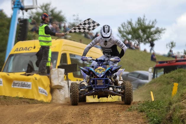 Robin Lüthi (295) CHE Yamaha , Deutschland, Motorsport, ADAC Motocross Schopfheim 2026, DMX Quad Deutsche Meisterschaft, 1. Lauf, 17.05.2026, Schopfheim Motocross Rennstrecke Deutschland Copyright: xGrantxHubbsx