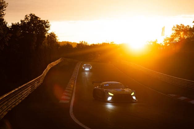 Sport Bilder des Tages AUTO - 24 HOURS OF NURBURGRING 2026 26 CHRISTODOULOU Adam (gbr), LULHAM Christopher (ger), GRENIER Mikaël (can), BÖCKMANN Marek (ger), PROsport racing, Mercedes-AMG GT3, SP9 PRO, action during the 24 Hours of Nürburgring 2026, from May 14 to 17, 2026 in Nürburg, Germany - NürburgGermany Copyright: xMariusxHeckerx