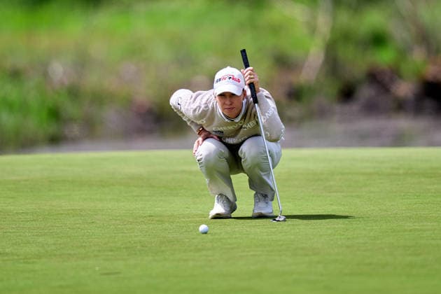 GER, Winsen (Luhe), Amundi German Masters, Ladies European Tour (LET), (14.05.-17.05.2026), Green Eagle Golf Courses, Round 4, Alexandra Foersterling (Germany), auf dem Green, Runde 4, Samstag 17.05.2026, GER, Winsen (Luhe), Amundi German Masters, Ladies European Tour (LET), (14.05.-17.05.2026), Green Eagle Golf Courses, Copyright: xClaudiusxRauchx