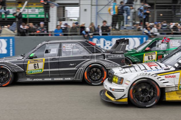 24h Rennen Nürburgring 2026 Zieleinlauf: HWa Engineering Speed (61 bis 63) - Beim ADAC RAVENOL 24h-Rennen auf dem Nürburgring treffen vom 14. bis 17. Mai 2026 Motorsport, Langstrecke und Festivalatmosphäre in der Eifel zusammen. Teams, Fahrer und Zuschauer prägen das Geschehen rund um die traditionsreiche Rennstrecke. Nürburg Rheinland-Pfalz Deutschland Copyright: xMarcxJohnx