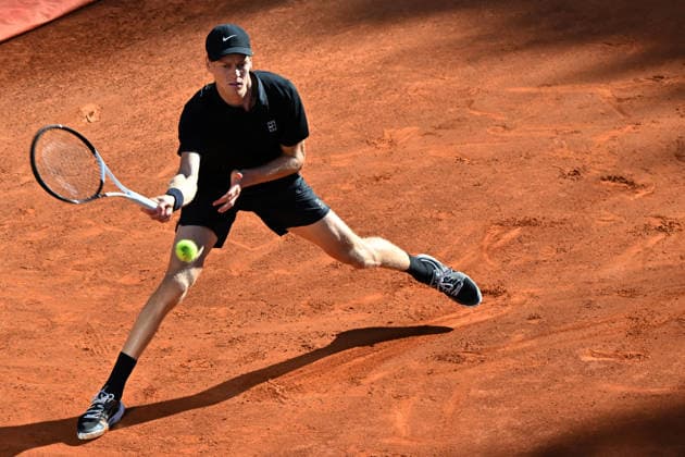 RECORD DATE NOT STATED 17th May 2026, Foro Italico, Rome, Italy; Italian Open Tennis; Jannik Sinner ITA in action during men s singles match AllShotLive