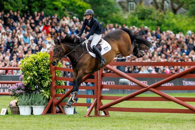 HAMBURG - Al Shira aa 95. Deutsches Spring- und Dressur DERBY 2026, HAMBURG - Al Shira aa 95. Deutsches Spring- und Dressur DERBY 2026 BLAU Clara (GER), Paul Melitta presents: 94. German Jumping-Derby Al Shira aa Derby Tour CSI4*: Int. jumping competition with jump-off (1,55m) Hamburg, Jenischpark, Derby Park Klein Flottbek 17. May 2026 -