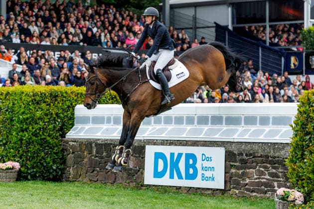 HAMBURG - Al Shira aa 95. Deutsches Spring- und Dressur DERBY 2026, HAMBURG - Al Shira aa 95. Deutsches Spring- und Dressur DERBY 2026 BLAU Clara (GER), Paul Melitta presents: 94. German Jumping-Derby Al Shira aa Derby Tour CSI4*: Int. jumping competition with jump-off (1,55m) Hamburg, Jenischpark, Derby Park Klein Flottbek 17. May 2026 -