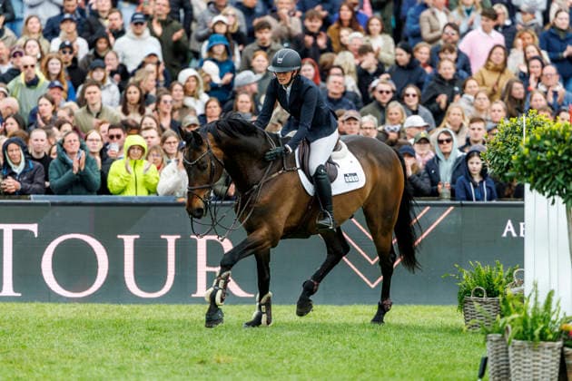 HAMBURG - Al Shira aa 95. Deutsches Spring- und Dressur DERBY 2026, HAMBURG - Al Shira aa 95. Deutsches Spring- und Dressur DERBY 2026 BLAU Clara (GER), Paul Melitta presents: 94. German Jumping-Derby Al Shira aa Derby Tour CSI4*: Int. jumping competition with jump-off (1,55m) Hamburg, Jenischpark, Derby Park Klein Flottbek 17. May 2026 -