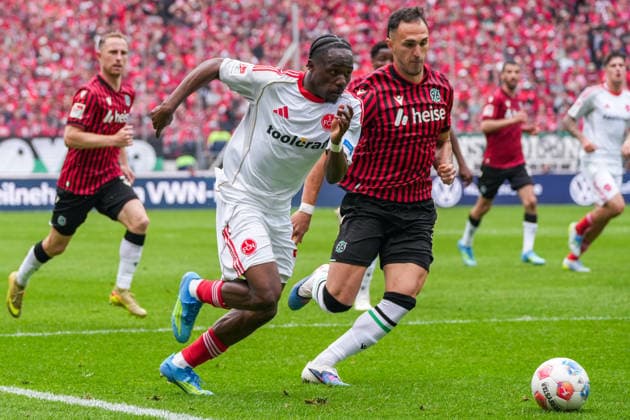 Deutschland: Fussball 2. Bundesliga, Saison 2025 26, 34. Spieltag, Hannover 96 vs 1. FC Nürnberg, 17.05.2026, Heinz von Heiden Arena (Hannover, Niedersachsen) Mohamed Ali Zoma (1. FC Nürnberg, 23)