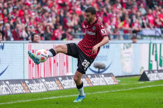Deutschland: Fussball 2. Bundesliga, Saison 2025 26, 34. Spieltag, Hannover 96 vs 1. FC Nürnberg, 17.05.2026, Heinz von Heiden Arena (Hannover, Niedersachsen) Waniss Taibi (Hannover 96, 26)