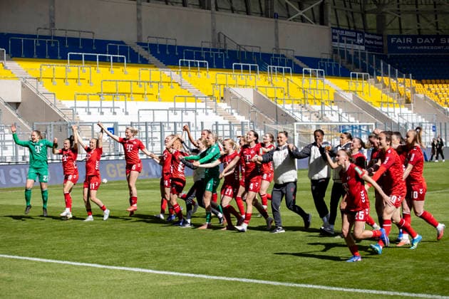 Google Pixel Frauen-Bundesliga: FC Carl Zeiss Jena vs. 1. FC Köln; Jena; 17.05.2026 Auswärtssieg 1. FC Köln Google Pixel Frauen-Bundesliga: FC Carl Zeiss Jena vs. 1. FC Köln; ad hoc arena im Ernst-Abbe-Sportfeld; 17.05.2026 DFB REGULATIONS PROHIBIT ANY USE OF PHOTOGRAPHS AS IMAGE SEQUENCES AND OR QUASI-VIDEO. Copyright: xBEAUTIFULxSPORTS Duehringx