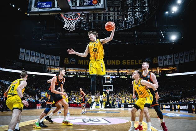 Basketball Berlin 17.05.2026 Saison 2025 2026 EasyCredit BBL 1. Bundesliga Männer, Herren Playoffs Viertelfinale Spiel 1 Alba Berlin - RASTA Vechta Alex O Connell (Alba Berlin, No.03)