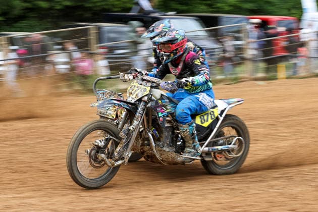 Rosalie Ziller und Philipp Wächter DEU (878) VMC-KTM , Deutschland, Motorsport, ADAC Motocross Schopfheim 2026, DMX Seitenwagen Deutsche Meisterschaft, 1. Lauf, 17.05.2026, Schopfheim Motocross Rennstrecke Deutschland Copyright: xGrantxHubbsx