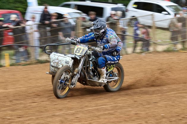 Michel Schmidt und Clemens Fäth DEU (81) WSP-Zabel , Deutschland, Motorsport, ADAC Motocross Schopfheim 2026, DMX Seitenwagen Deutsche Meisterschaft, 1. Lauf, 17.05.2026, Schopfheim Motocross Rennstrecke Deutschland Copyright: xGrantxHubbsx