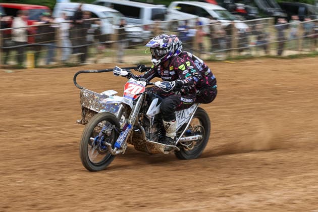 Adrian Peter und Julian Zimmermann DEU (20) VMC PPower Husqvarna , Deutschland, Motorsport, ADAC Motocross Schopfheim 2026, DMX Seitenwagen Deutsche Meisterschaft, 1. Lauf, 17.05.2026, Schopfheim Motocross Rennstrecke Deutschland Copyright: xGrantxHubbsx