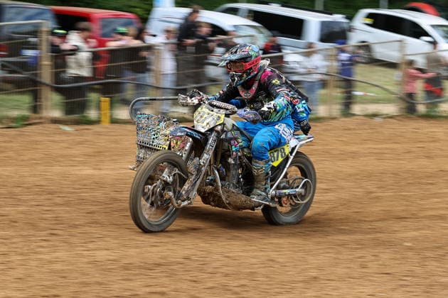 Rosalie Ziller und Philipp Wächter DEU (878) VMC-KTM , Deutschland, Motorsport, ADAC Motocross Schopfheim 2026, DMX Seitenwagen Deutsche Meisterschaft, 1. Lauf, 17.05.2026, Schopfheim Motocross Rennstrecke Deutschland Copyright: xGrantxHubbsx