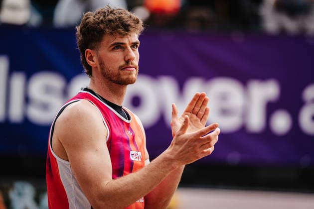Beachvolleyball Männer Allianz German Beach Tour 2026 Tourstop Düsseldorf 17.05.2026 Luis Henrichs Düsseldorf Robert-Lehr-Ufer Nordrhein-Westfalen Deutschland