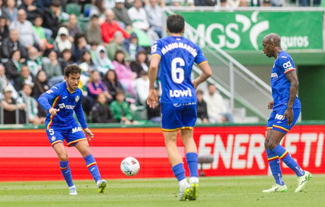 ESP: Elche v Getafe. LALIGA First half of Elche CF vs Getafe CF match during the LALIGA EASPORTS match, Round 37, between Elche and Getafe, played at Martinez Valero on May 17, 2026 in Elche Spain Elche Spain Football Copyright: xHugoxIzquierdox xAgenciaxLOFx