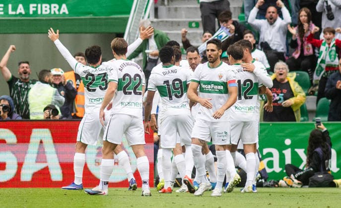 ESP: Elche v Getafe. LALIGA First half of Elche CF vs Getafe CF match during the LALIGA EASPORTS match, Round 37, between Elche and Getafe, played at Martinez Valero on May 17, 2026 in Elche Spain Elche Spain Football Copyright: xHugoxIzquierdox xAgenciaxLOFx