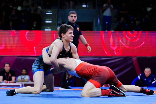 U17, U 17 Wrestling European Championships 60kg FS - Sergei Karmrian (RUS) df. Mykyta Kuzmenko (UKR) Samokov Arena Samokov Bulgaria