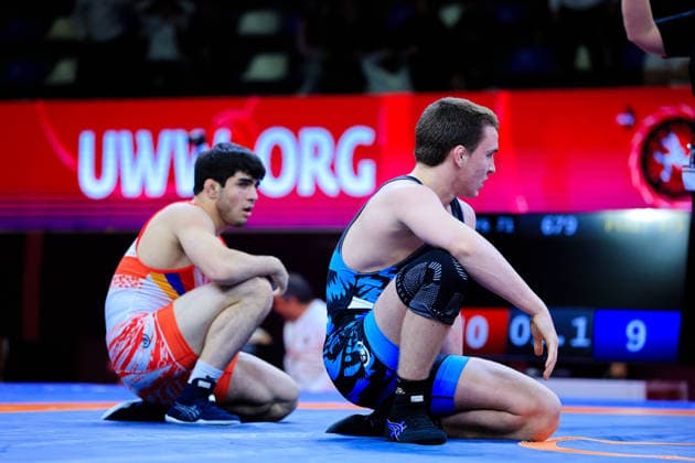 U17, U 17 Wrestling European Championships 71kg FS - Avetik Tutkhalyan (ARM) df. Bohdan Kvantaliani (GEO)