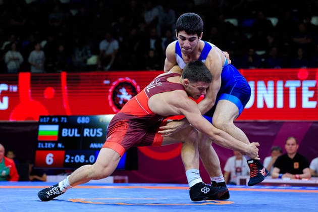 U17, U 17 Wrestling European Championships 71kg FS - Nikolay Stoykov Iliev (BUL) df. Artem Ananian (RUS)