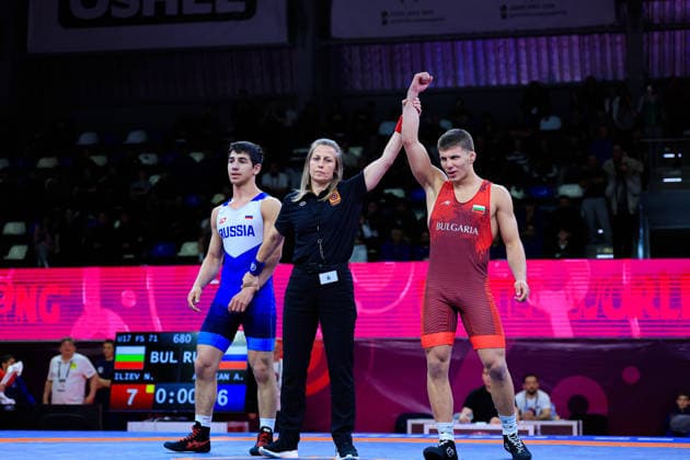 U17, U 17 Wrestling European Championships 71kg FS - Nikolay Stoykov Iliev (BUL) df. Artem Ananian (RUS)
