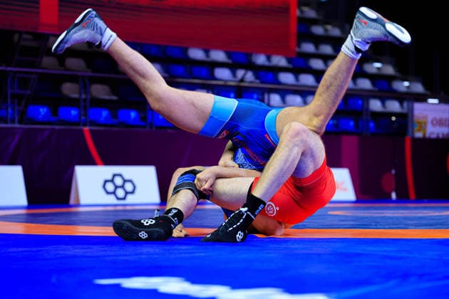 U17, U 17 Wrestling European Championships 92kg FS - Eugen Dohoter (MDA) df. Michael Baggiani (ITA)