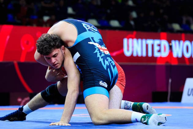 U17, U 17 Wrestling European Championships 92kg FS - Nuradin Mustafaev (GEO) df. Elgun Karimli (AZE)