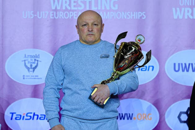 U17, U 17 Wrestling European Championships Podium Team FS - Gold Russia