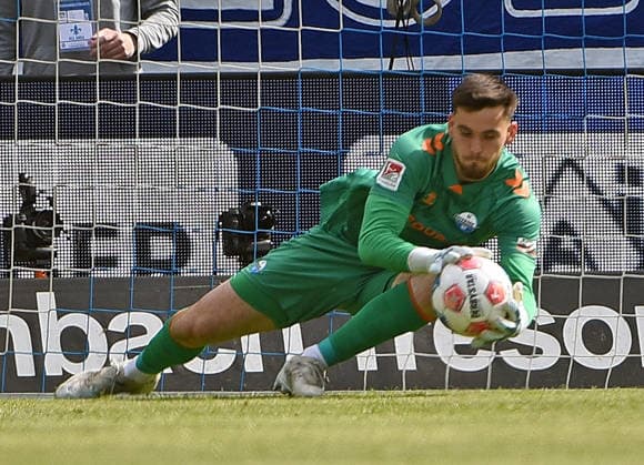 17.05.2026, xhbx, Fussball 2.Bundesliga, SV Darmstadt 98 - SC Paderborn 07 v.l. Dennis Seimen (SC Paderborn 07) (DFL DFB REGULATIONS PROHIBIT ANY USE OF PHOTOGRAPHS as IMAGE SEQUENCES and or QUASI-VIDEO) Darmstadt