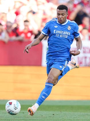 ESP: Sevilla FC - Real Madrid. La Liga EA Sports. Date 37 Kylian Mbappe of Real Madrid during the La Liga EA Sports match between Sevilla FC and Real Madrid CF played at Ramon Sanchez Pizjuan Stadium on May 17, 2026 in Sevilla, Spain. kpng Copyright: xAntonioxPozox xPRESSINPHOTOx AP_260517_SEV_RMA_2526_035