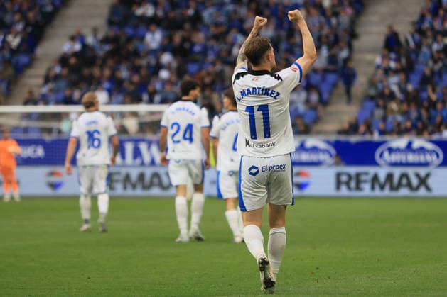 RECORD DATE NOT STATED ESP: LaLiga EA Sports Real Oviedo v Alaves Toni Martinez scores goal (0-1) for Alaves and celebrates his goal during LaLiga EA Sports, between Real Oviedo v Alaves played at Carlos Tartiere Stadium in Oviedo on May 17th, 2026 in Spain; Oviedo Spain Futbol Copyright: xAgenciaxLOFx