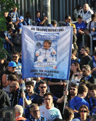 foto Mario Romano IPP Milano 17 05 2026 Festa Inter nella foto striscione Italy Photo Press - World Copyright italy ITALY  Copyright: xR4924_italyphotopressx