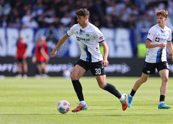 16.05.2026, Fussball 2. Bundesliga, SV Darmstadt 98 - SC Paderborn, v.l., Stefano Marino (SC Paderborn) DFL DFB REGULATIONS PROHIBIT ANY USE OF PHOTOGRAPHS AS IMAGE SEQUENCES AND OR QUASI-VIDEO. xdcx