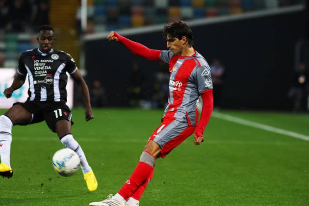 Cremonese s Tommaso Barbieri during the Serie A soccer match between Udinese and Cremonese at the Bluenergy Stadium in Udine, north east Italy - Sunday, May 17,2026 - soccer  Copyright: xAndreaxBressanutti LaPressex