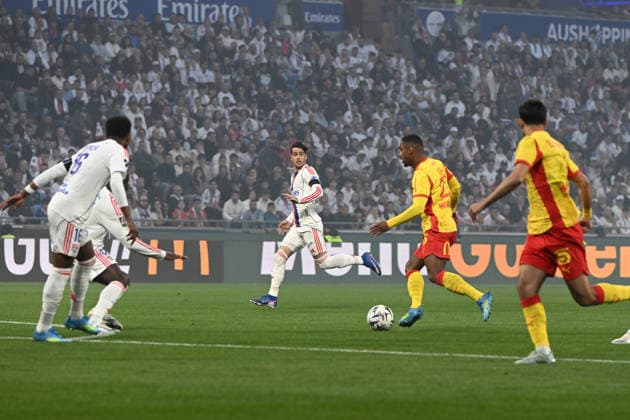 Football : Olympique Lyonnais v Racing LENS - French ligue 1- 17 05 2026 SAID Wesley of Lens during the French ligue 1 match between Olympique Lyonnais and Racing Lens at Groupama Stadium Decines Charpieu Lyon on May 17, 2026 , France LYONFrance  Copyright: xMouradxAllilix