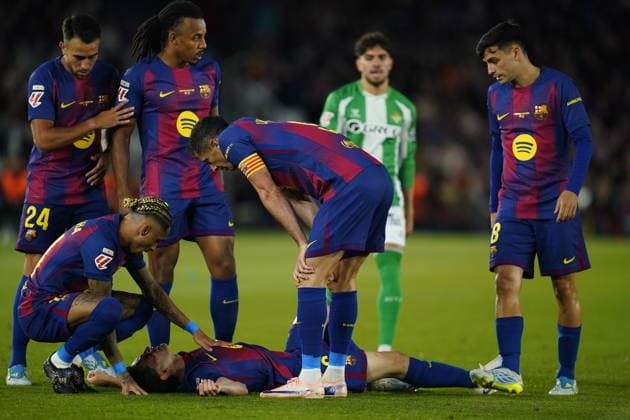 La Liga EA Sports match between FC Barcelona, Barca and Real Betis played at Spotify Camp Nou Stadium on 17 May 2026 in Barcelona, Spain. (Photo by Sergio Ruiz PRESSINPHOTO) Copyright: xSergioxRuizx xPRESSINPHOTOx