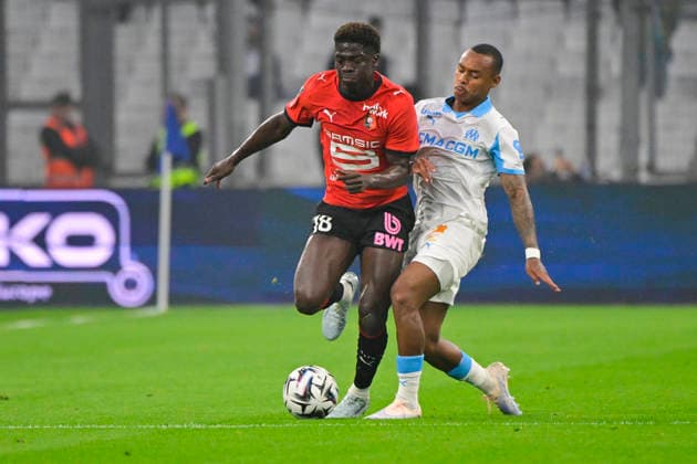 FOOTBALL : Olympique de Marseille VS Stade Rennais FC - Ligue 1 McDonald s - 17 05 2026 Mahamadou Nagida (SRFC) - Ligue 1 McDonald™s match between Olympique de Marseille and Stade Rennais FC on May 17, 2026 at the Orange Velodrome Stadium in Marseille. MarseilleFrance  Copyright: xWilliamxCannarellax