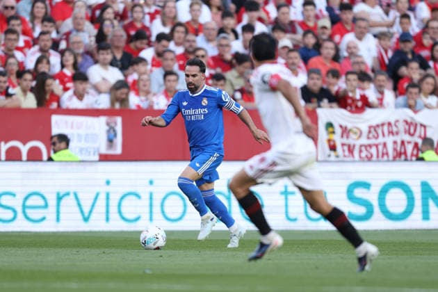 ESP: LaLiga EA Sports Sevilla FC v Real Madrid; Dani Carvajal of Real Madrdid during LaLiga EA Sports, between Sevilla FC v Real Madrid played at Ramon Sanchez-Pizjuan Stadium, Sevilla on May 17th, 2026 in Spain; Sevilla Spain Futbol Copyright: xRafaelxRomanx xAgenciaxLOFx