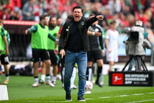 2. Bundesliga - Hannover 96 - 1. FC Nürnberg am 17.05.2026 in der HDI Arena in Hannover Trainer Christian Titz (Hannover) unzufrieden, enttäuscht, enttaeuscht, niedergeschlagen.