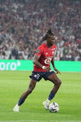 FOOTBALL : LOSC Lille vs Auxerre - Ligue 1 J34 - 17 05 2026 Ngal Ayel MUKAU (LOSC Lille) lors du match LOSC Lille vs Auxerre, Ligue 1 J34, Decathlon Arena stade Pierre Mauroy, le 17 mai 2026 - photo Laurent Sanson PsnewZ  Copyright: xLaurentxSANSONx xPsnewZx