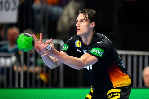 Koeln: Handball Laenderspiel - Deutschland - Daenemark Miro Schluroff (Deutschland) Koeln Lanxess Arena Deutschland