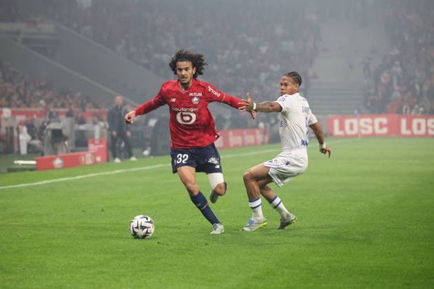 FOOTBALL : LOSC Lille vs Auxerre - Ligue 1 J34 - 17 05 2026 Ayyoub BOUADDI (LOSC Lille) lors du match LOSC Lille vs Auxerre, Ligue 1 J34, Decathlon Arena stade Pierre Mauroy, le 17 mai 2026 - photo Laurent Sanson PsnewZ  Copyright: xLaurentxSANSONx xPsnewZx