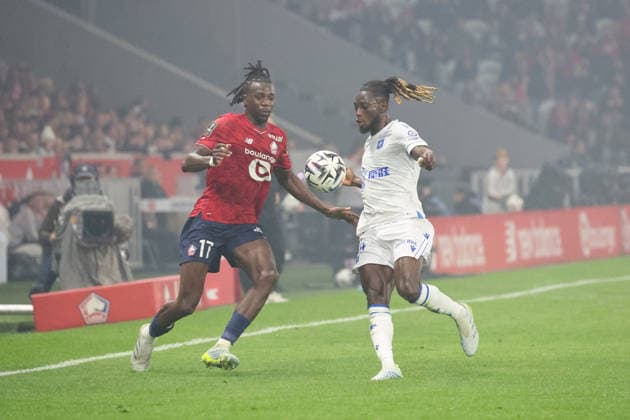 FOOTBALL : LOSC Lille vs Auxerre - Ligue 1 J34 - 17 05 2026 Ngal Ayel MUKAU (LOSC Lille) lors du match LOSC Lille vs Auxerre, Ligue 1 J34, Decathlon Arena stade Pierre Mauroy, le 17 mai 2026 - photo Laurent Sanson PsnewZ  Copyright: xLaurentxSANSONx xPsnewZx