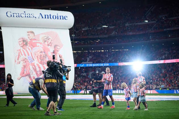 ATLETICO DE MADRID v GIRONA FC. LA LIGA 2025 2026. ROUND 37. Atletico de Madrid™s Antoine Griezmann is leaving the club as its all-time leading scorer after La Liga match. May 17 2026. (ALTERPHOTOS Ropero) MadridSpain  Copyright: xRoperox