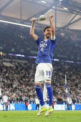 17.05.2026, GER, Fussball, Herren, 2. BL, Saison 2025 2026, FC Schalke 04 - Eintracht Braunschweig Gelsenkirchen VELTINS-Arena Nordrhein-Westfalen Deutschland