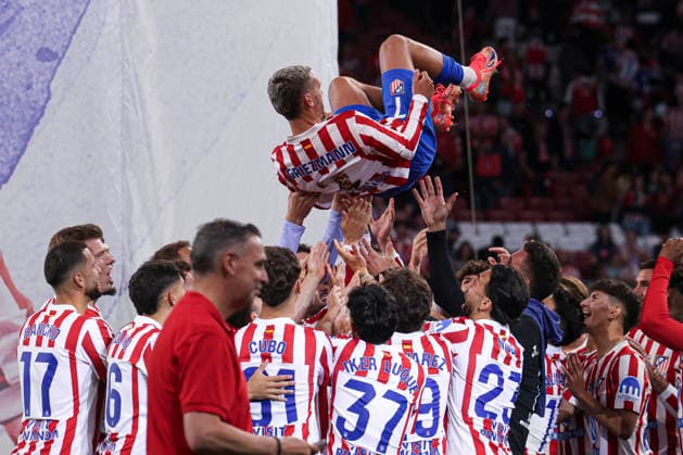 Atletico de Madrid vs. Girona, on the 37th matchday of the 2025 26 Spanish First Division May 17, 2026, Madrid, Spain: Tribute to Antoine Griezmann after the Spanish championship LaLiga football match between Atletico de Madrid and Girona CF on 17 May 2026 at Estadio Santiago Bernabeu in Madrid, Spain. Madrid, Spain Madrid Madrid Spain Copyright: xAlejandroxMatiasx
